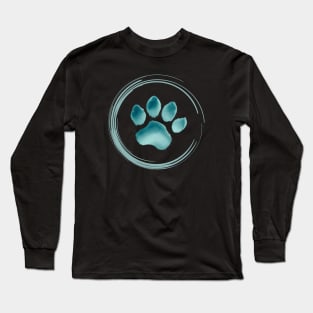 Paw Print Long Sleeve T-Shirt